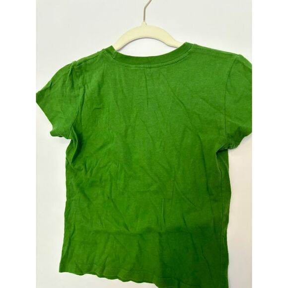 Abercrombie & Fitch Baby Tee Women's Size Small Green Military Army Y2K Cropped - Picture 3 of 3